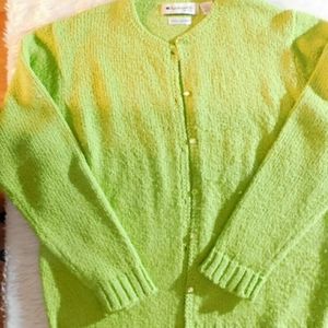 Appleseed's Green Hands loomed sweater